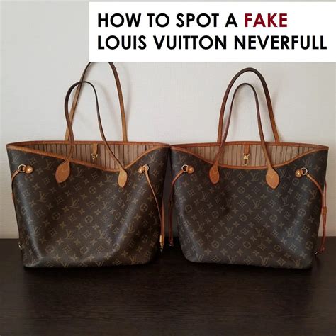 louis vuitton Neverfull vs real